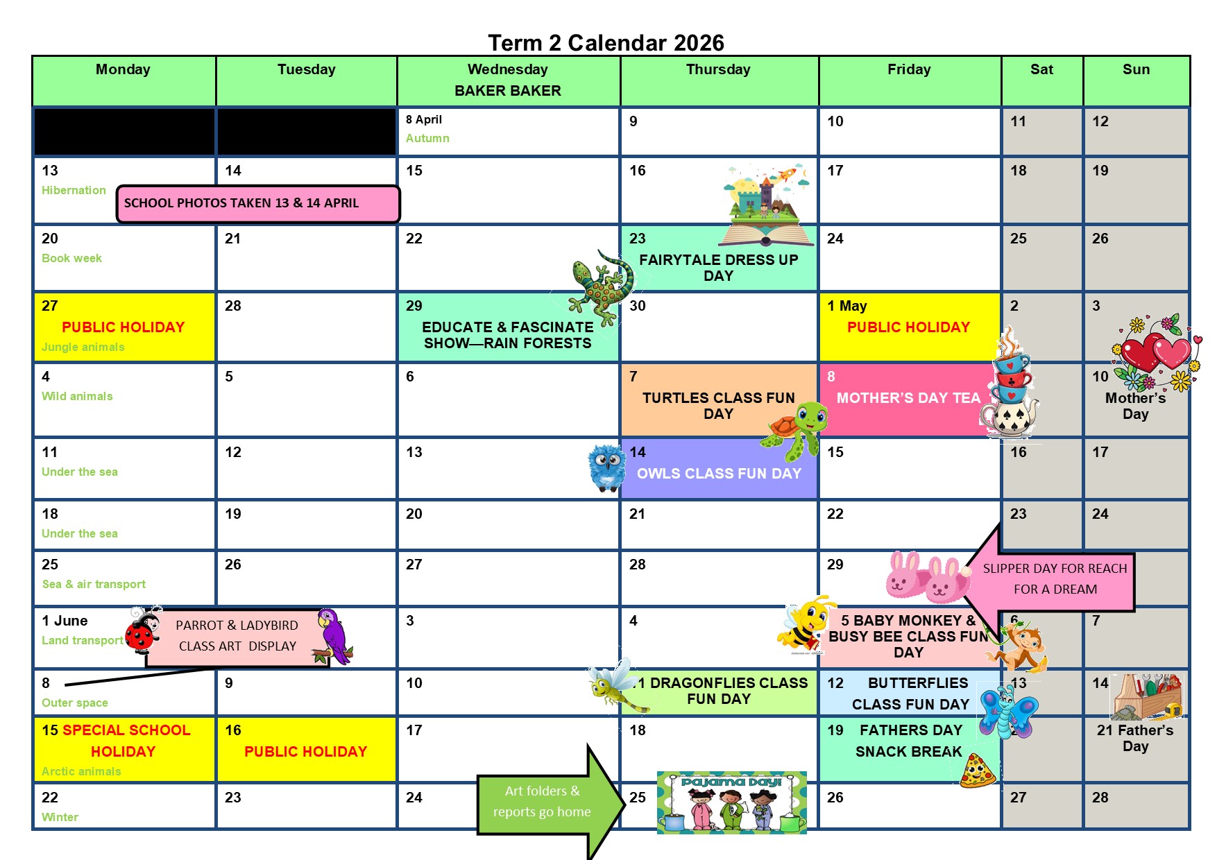 Calendar Term 2